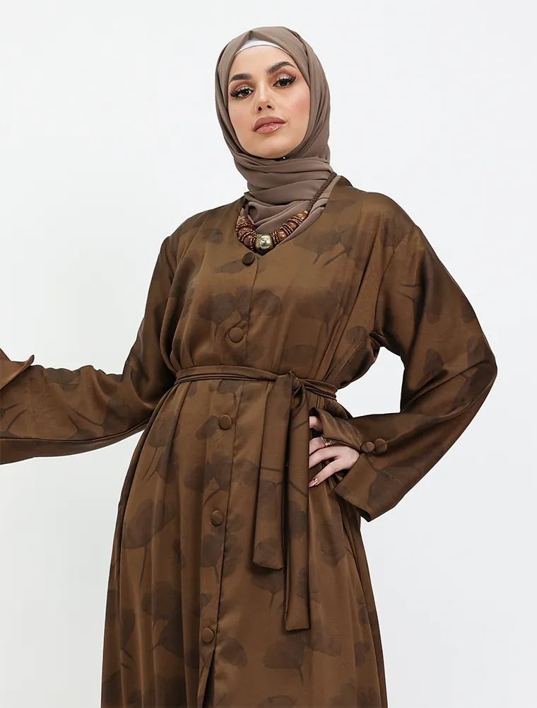 Brown Rasha Abaya
